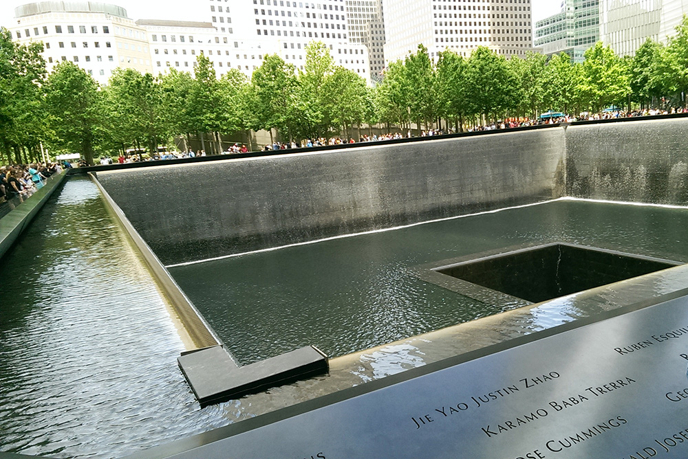 The 911 Memorial in New York City
